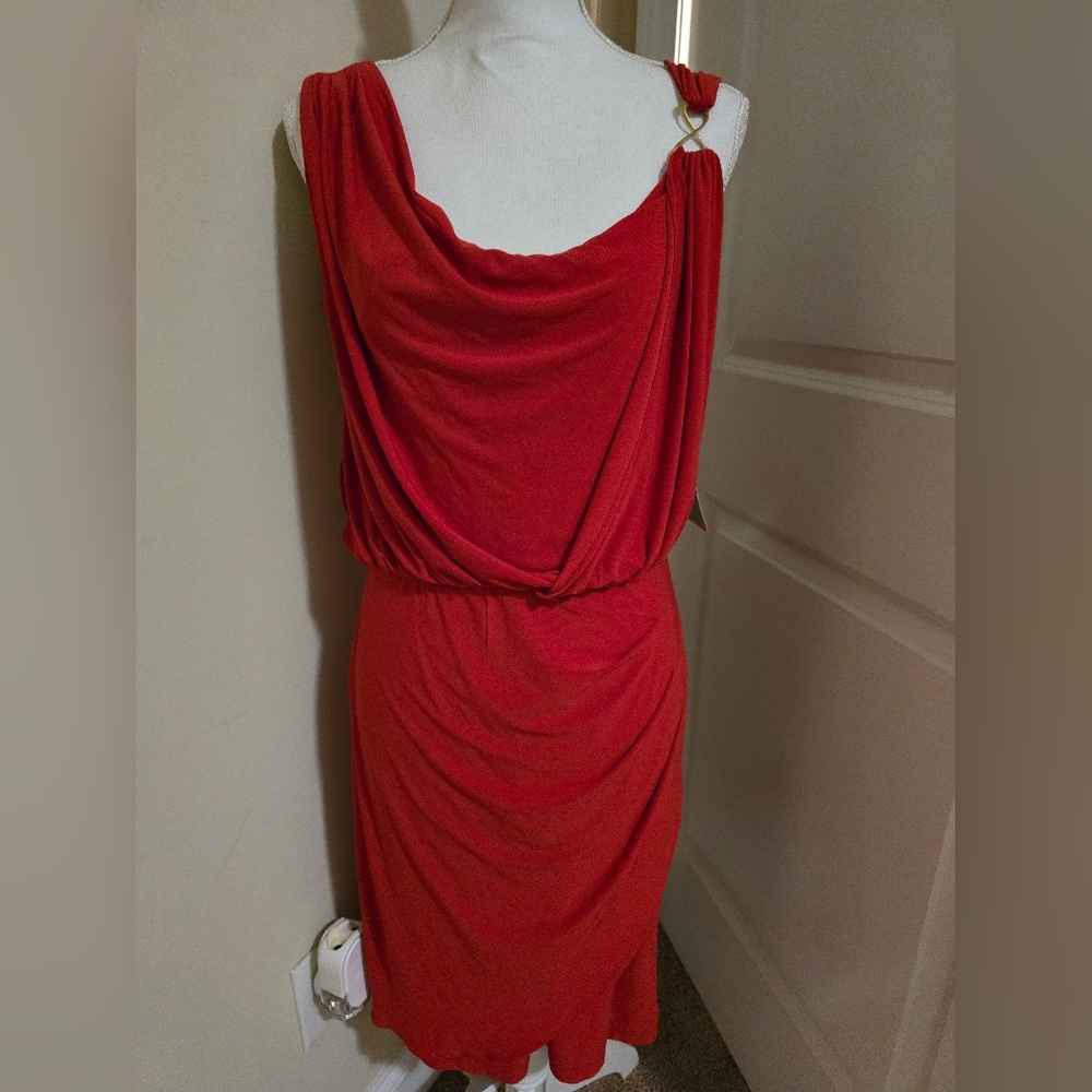 Scarlett One Shoulder Red Dress